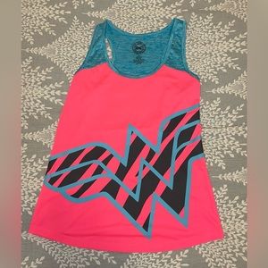 DC COMICS Wonder Woman Pink Racer Back Tank Size M